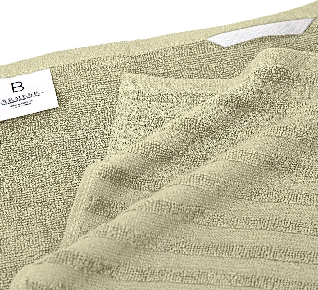 Premium Kitchen Towels 6 Pack 100% Cotton, 20"x28" Dish Towels - Sage | Large Flat & Terry Kitchen Linen Set with