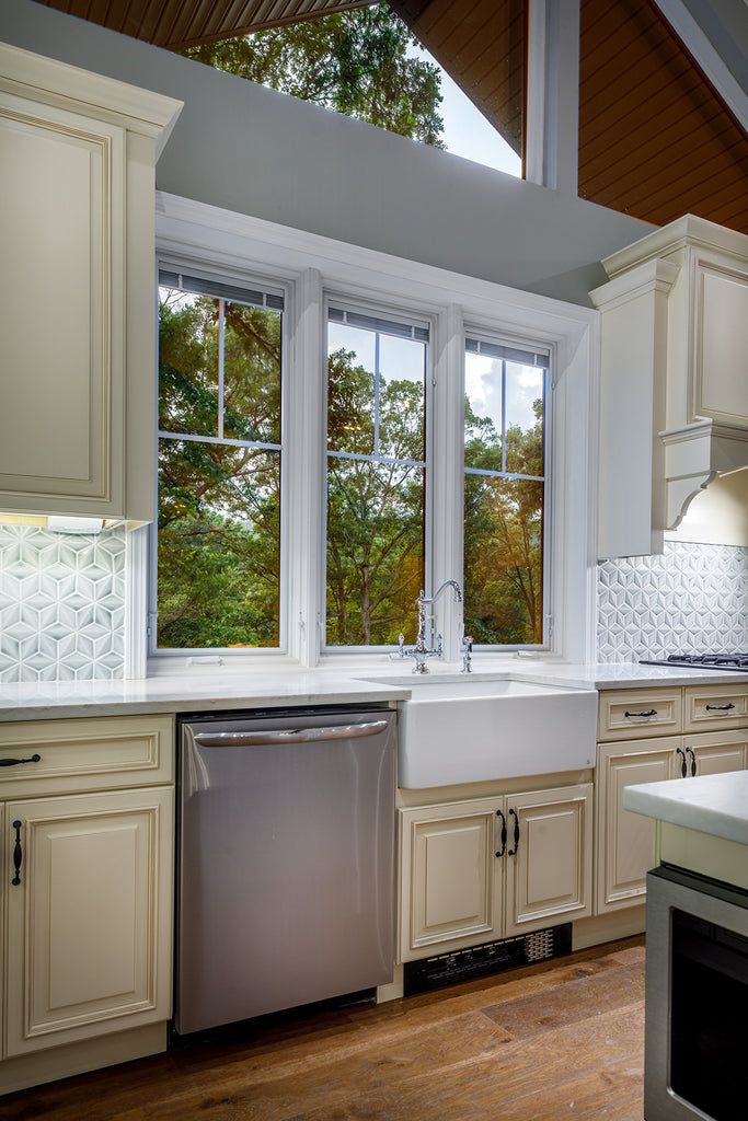 Sutton Fireclay sink, 30" Apron Front Farmhouse Kitchen Sink. Solid (Not Hollow)