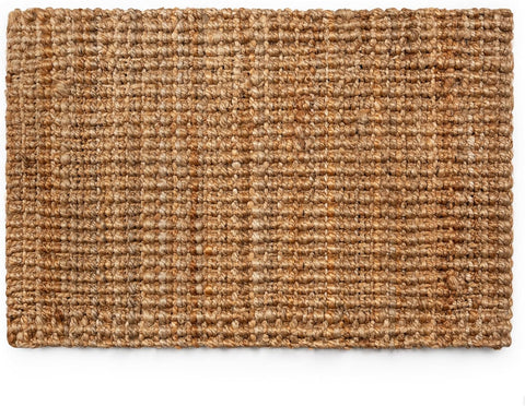 Handwoven Jute Rug - 2'x3', Natural Fiber Area Rug, Eco-Friendly, Durable, Versatile Accent Rug for 