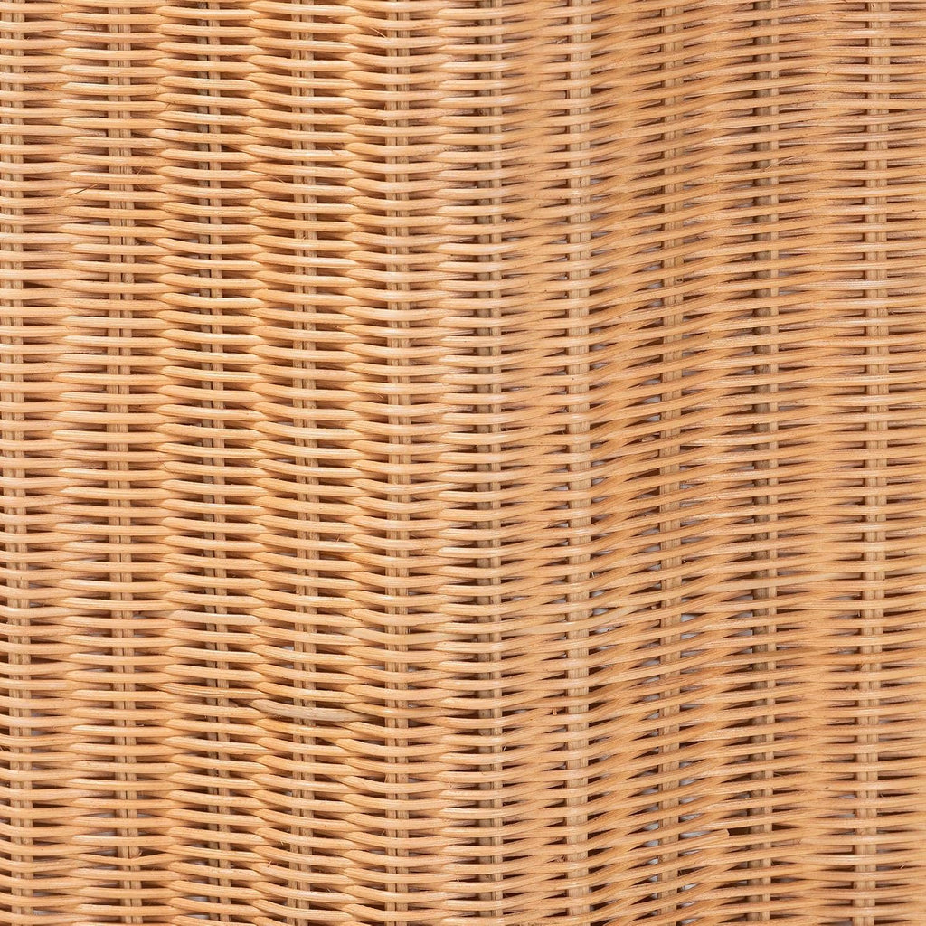 Danilo Natural Rattan Laundry Hamper - Handwoven Wicker Storage Basket for Laundry Room, Bathroom, or Bedroom
