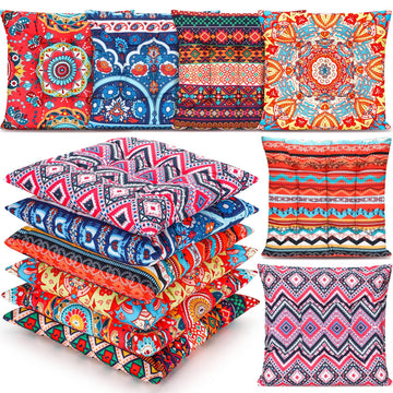 6 Pcs Bohemian Floor Pillows 15 Inch, Classic