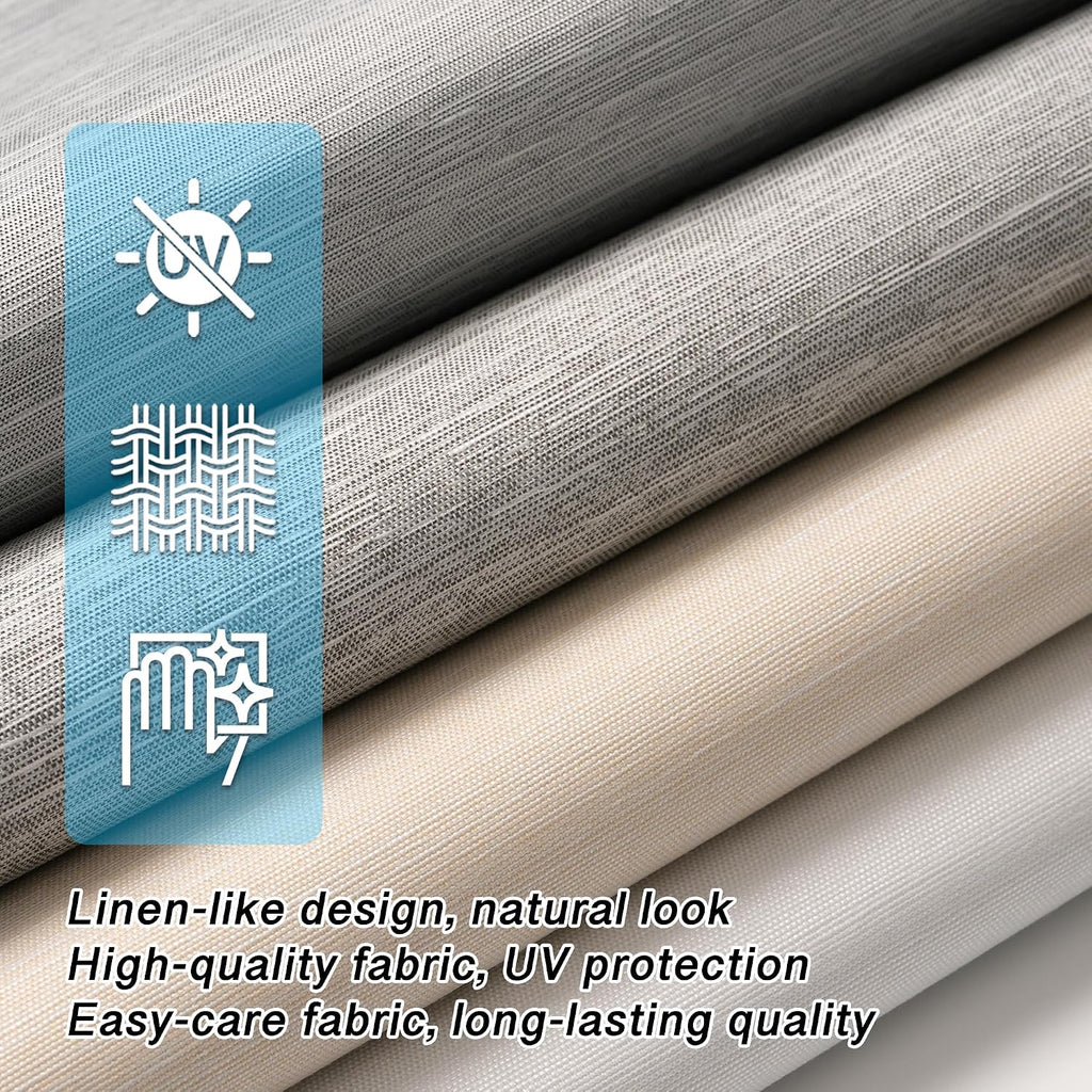 Blackout Roller Shades with Valance,White,21" W X 72" H