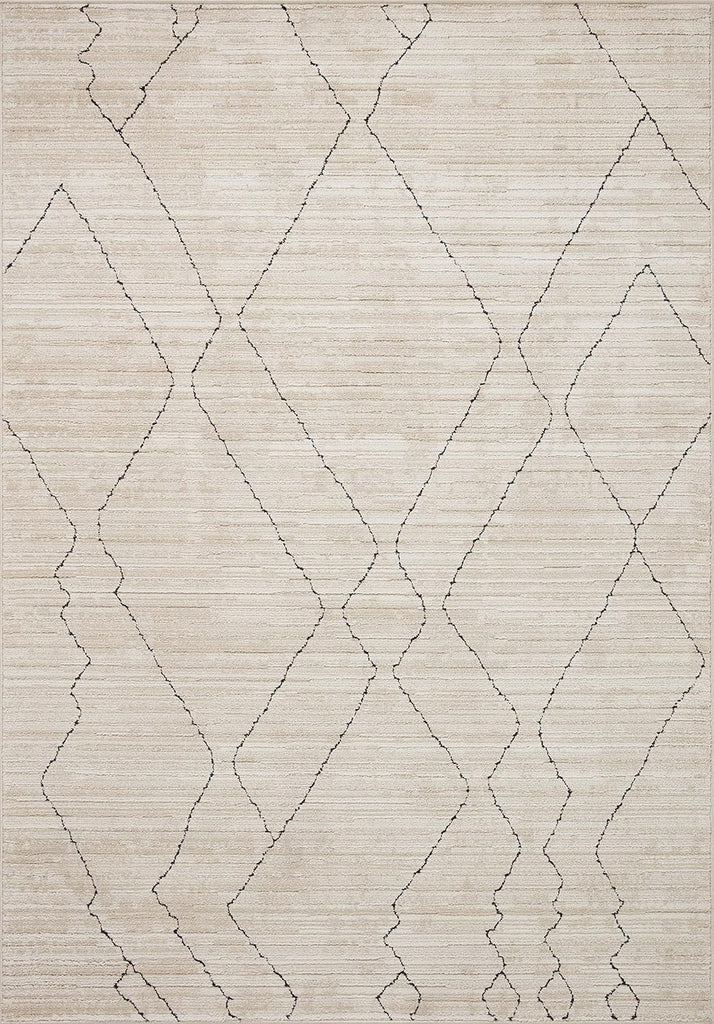 Darby Sand/Charcoal 7'-10" x 10' Area Rug
