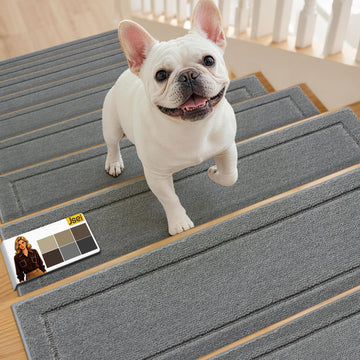For Wooden Steps Indoor, 15-Pack, ", Light Grey