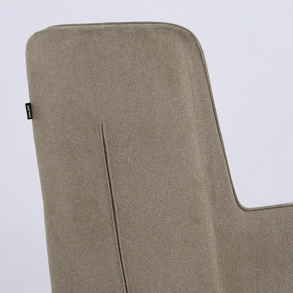 Modern Executive High Back Home, Upholstered Desk Chair with Wheels, Vanity Chair with Head and Lumbar