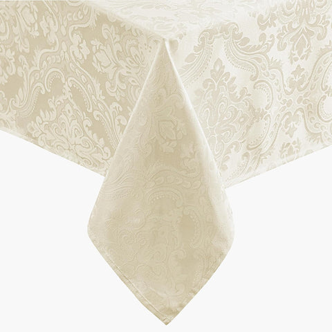 Home Fashions Caiden Elegance Damask Waterproof, Stain & Wrinkle Resistant Fabric Tablecloth, 60" x 
