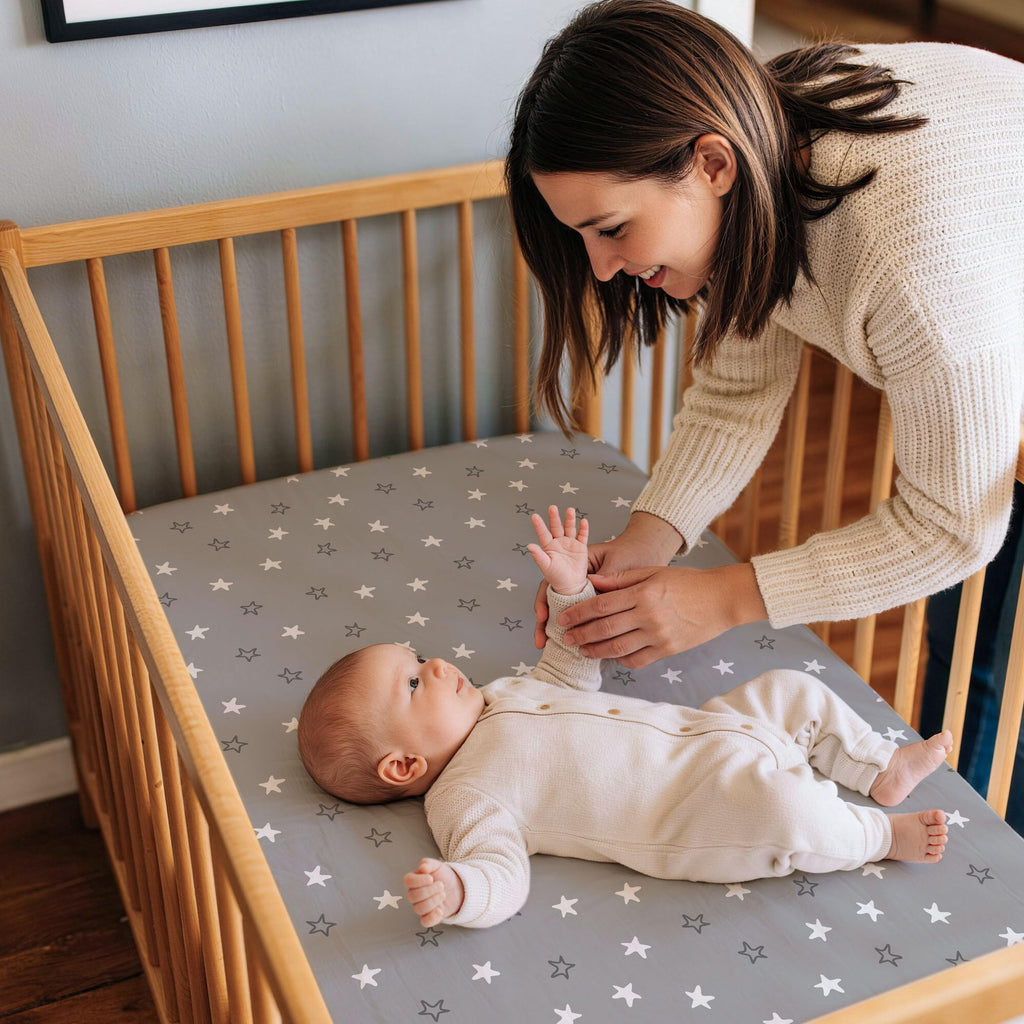 3 Pack Bedside Bassinet Sheets Girl & Boy 33" x 20" Rectangle