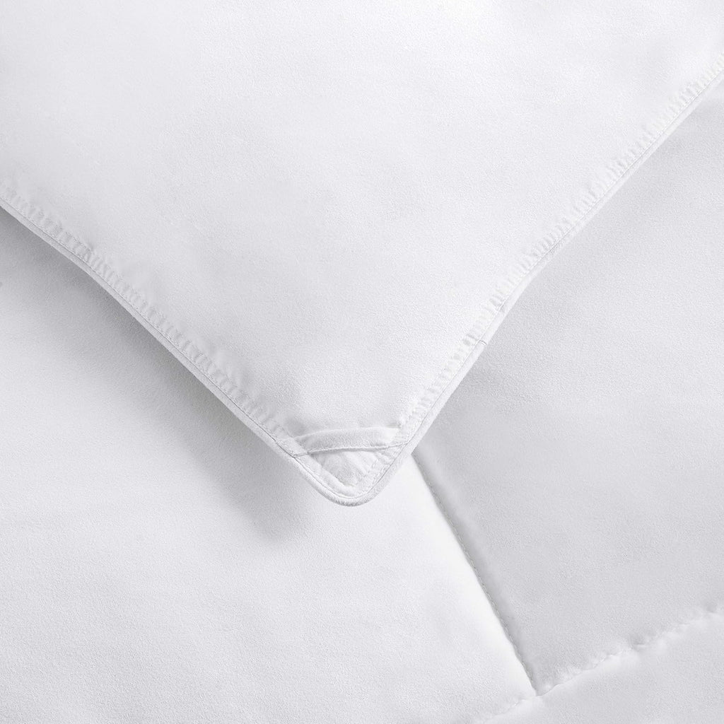 White Down Alternative Comforter and Duvet Insert with Corner Tabs, Machine Washable, Full/Queen, Light
