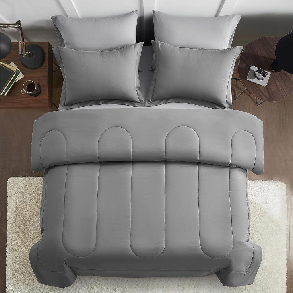 Maple&Stone Comforter Set 7 Pieces Bed in a Bag