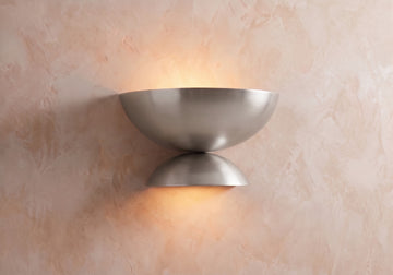 Inspired Cosmic Style 12" Wall Sconce Satin Nickel - Main Product View