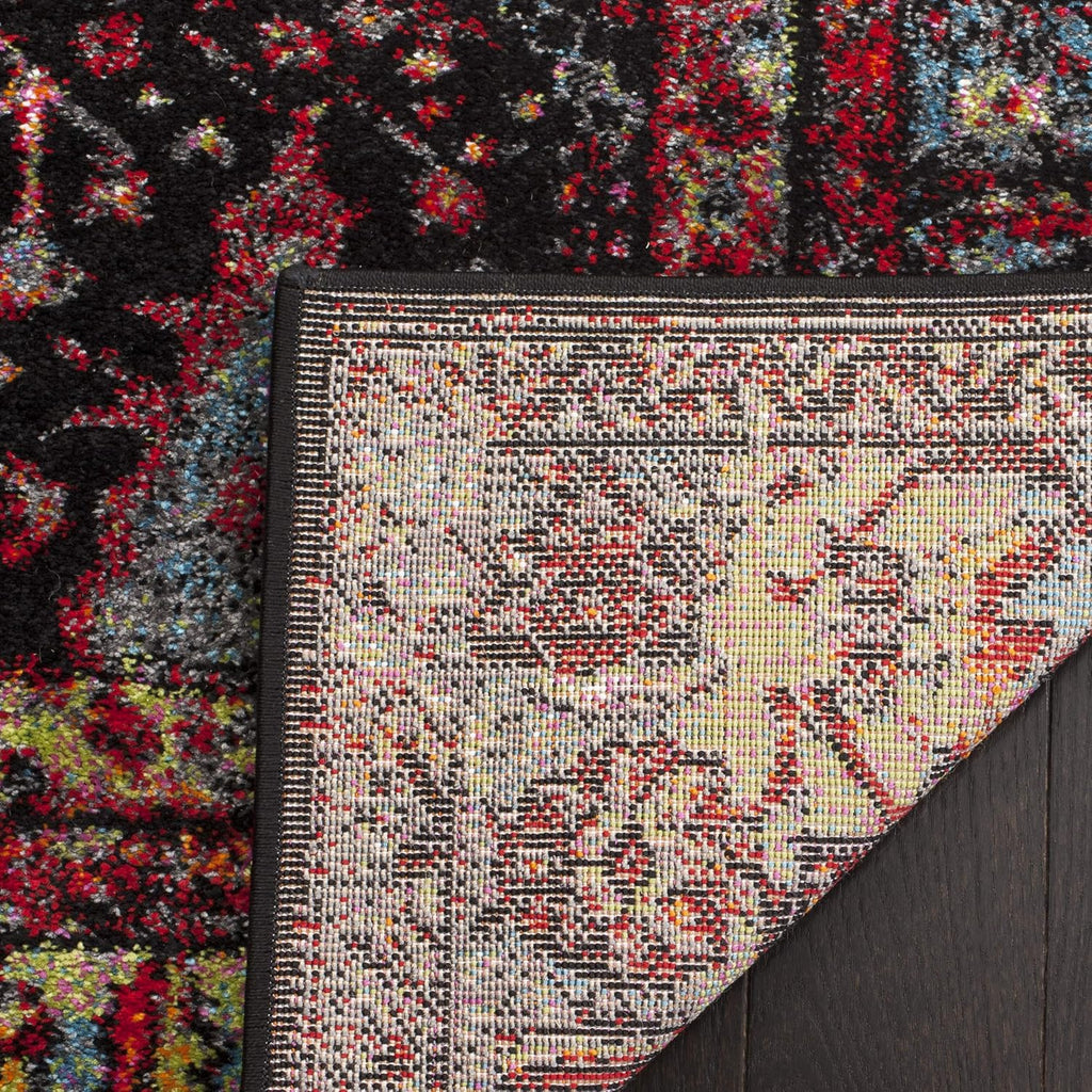 Vintage Hamadan Area Rug - 9' x 12', Orange & Multi, Oriental Traditional Persian Design, Non-Shedding & Easy Care