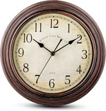 Bernhard Products Vintage Wall Clock Silent Non Ticking