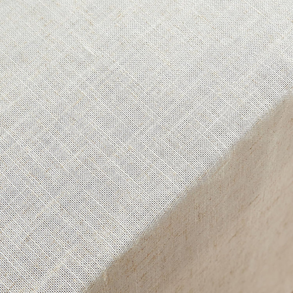 Dothan Luxury Linen Blend Tablecloth or Party, 60" x 120", Taupe