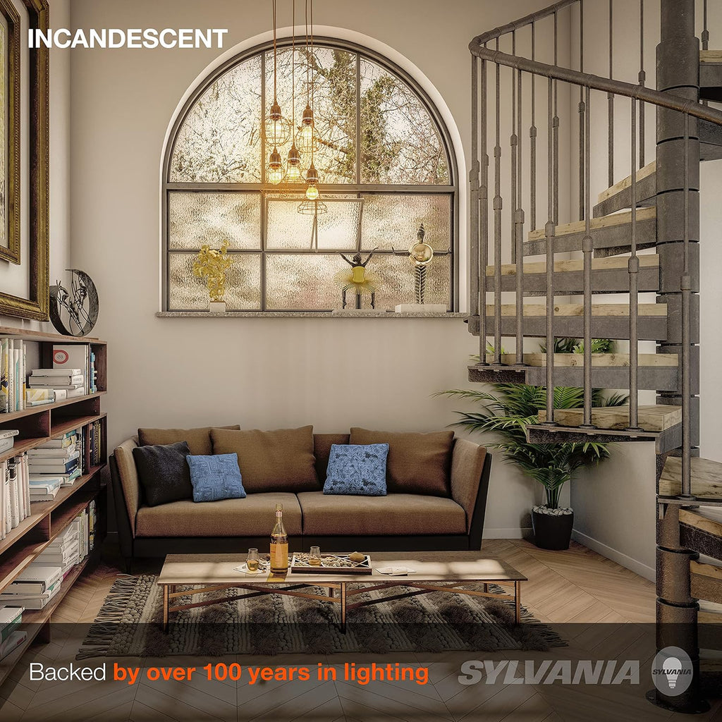 Incandescent Double Life Décor Globe Light Bulb, 40W, G25, Medium Base, 265 Lumens, Frosted, 2850K, Soft White - 3 - Set of 3