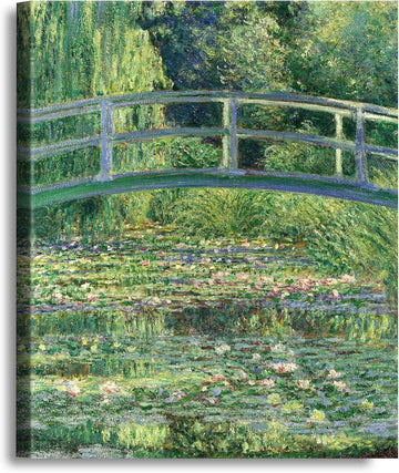 The Water-Lily Pond by Claude Monet The World Classic Art Reproductions, Giclee Canvas Prints Wall Art Decor,24x30