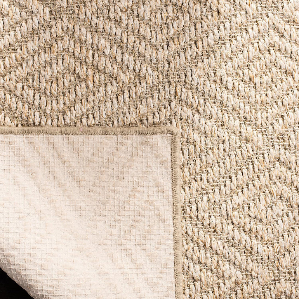 Palm Beach Collection Area Rug - 6' x 9', Beige & Beige, Sisal Design, Non-Shedding & Easy Care, Ideal for High
