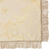 Majestic Damask Design Tablecloth - Beige 60" by 120" Oblong/Rectangle