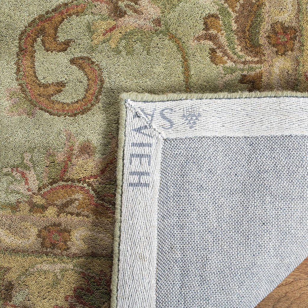 Heritage Area Rug - 9' x 12', Green & Gold, Handmade Traditional Oriental Wool