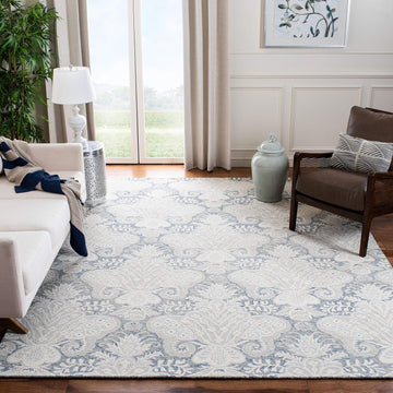Micro-Loop Collection Area Rug - 10' x 14', Beige, Handmade Wool, Ideal for High Traffic Areas in Living Room