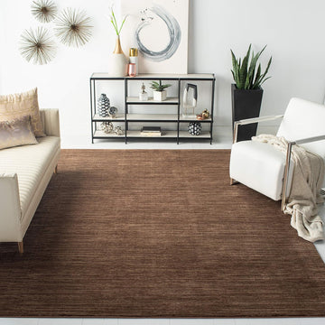 Vision Area Rug 10x14 X-Large, Modern Tonal Brown VSN606E