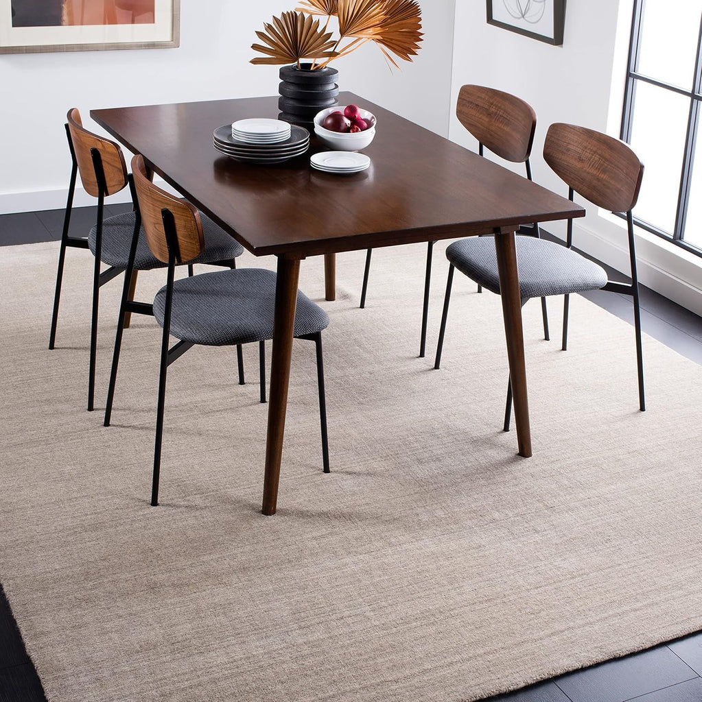 Himalaya Area Rug - 9' x 12', Stone, Handmade Wool