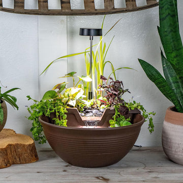 AquaGarden Tabletop Fountain Kit (Mocha)