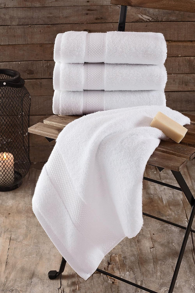 Turkish Towels Hotel-Spa Towel Set, 100% Turkish Cotton | Ultra Soft Plush Absorbent Towels Set (Cream, Towel Set of