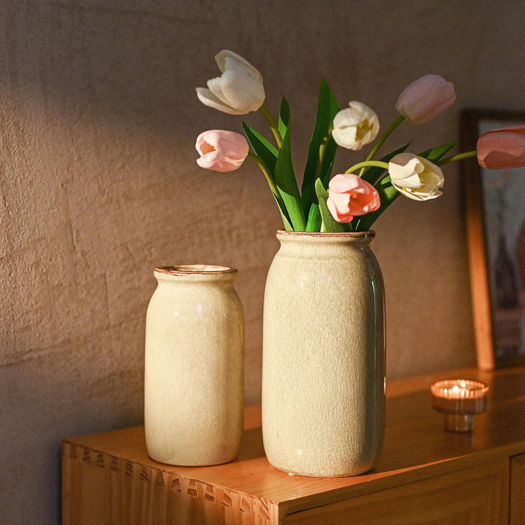 Rustic Large Green Vase