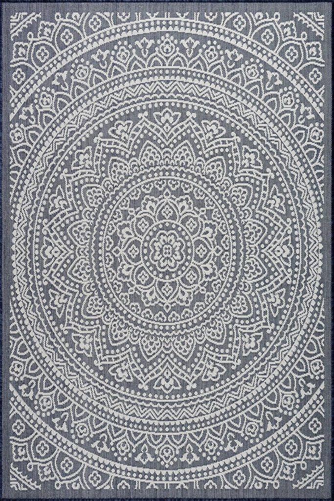 Outdoor Indoor Area Rug, Weather Resistant, Easy to Clean, Stain Resistant Floor Mat for Dining Room