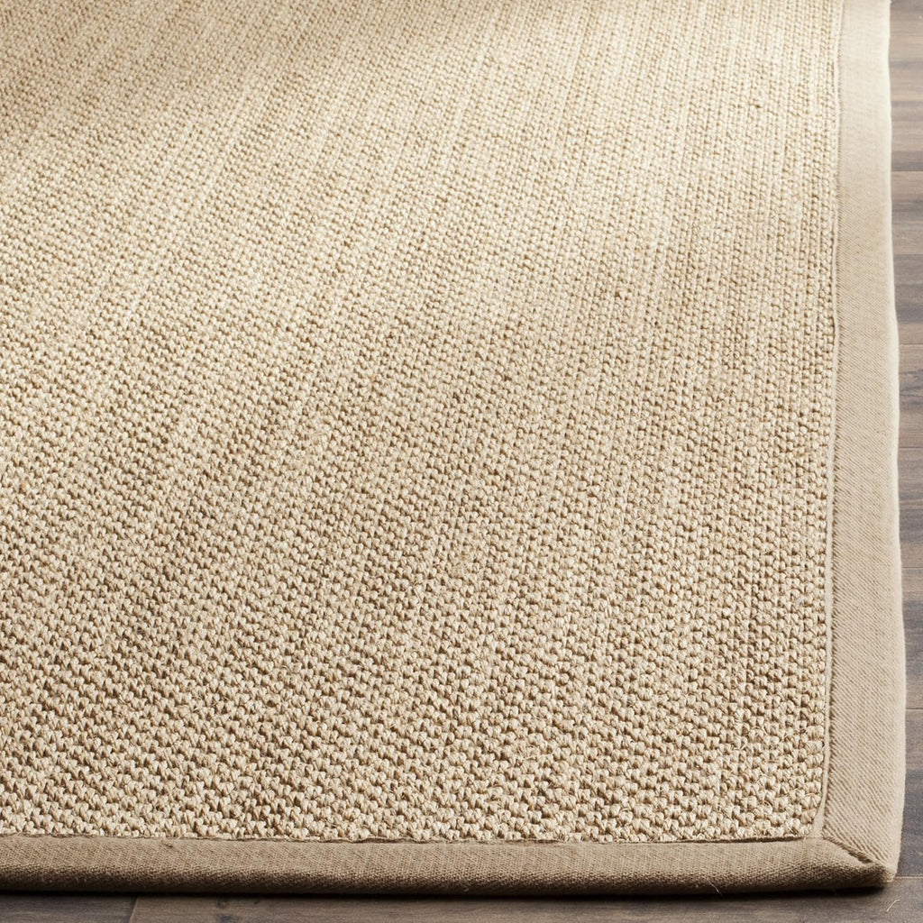 Area Rug 9x12 - Natural Fiber - Large - Maize & Linen Color, Sisal, Woven Design with Border