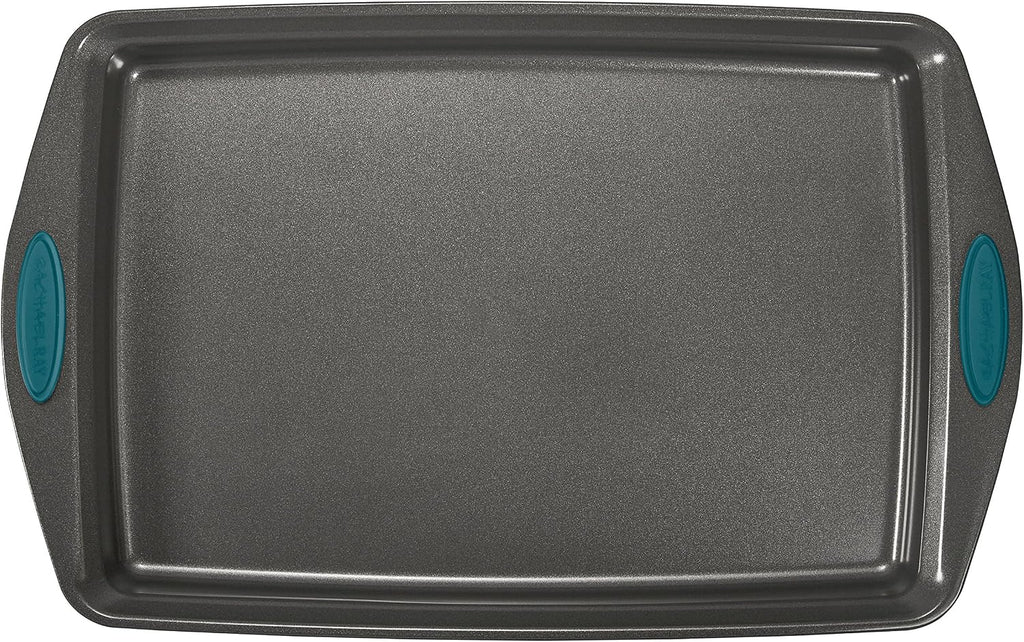 Yum-o! Nonstick Bakeware Oven Lovin' Pans Set, 10-Piece, Gray and Marine Blue