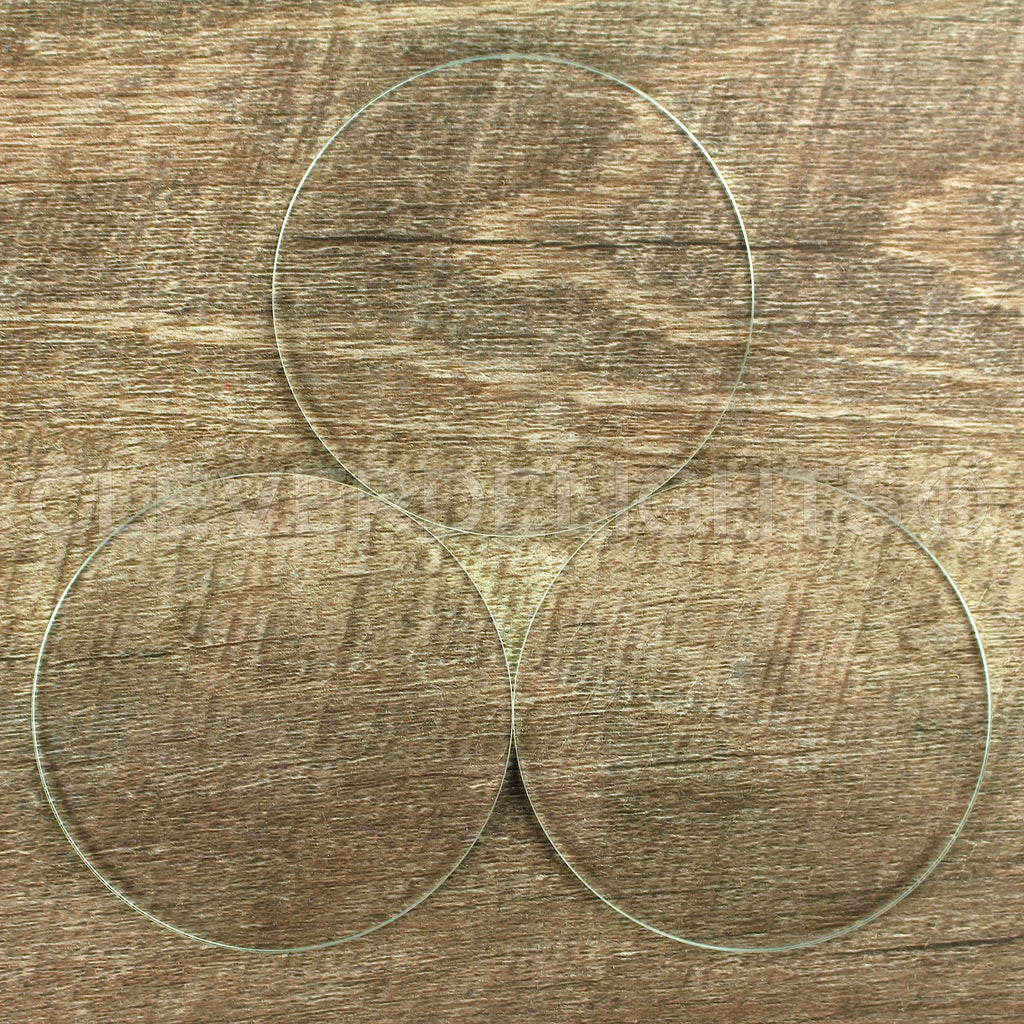 3" Round Glass Tiles - 5 Pack