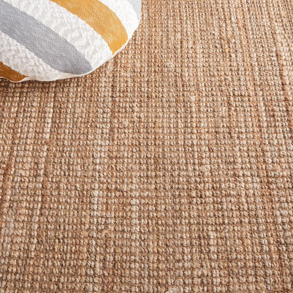 Area Rug 8x10 - Natural Fiber Collection - Large - Natural Brown, Handmade Jute & Coir, Farmhouse Style, Chunky