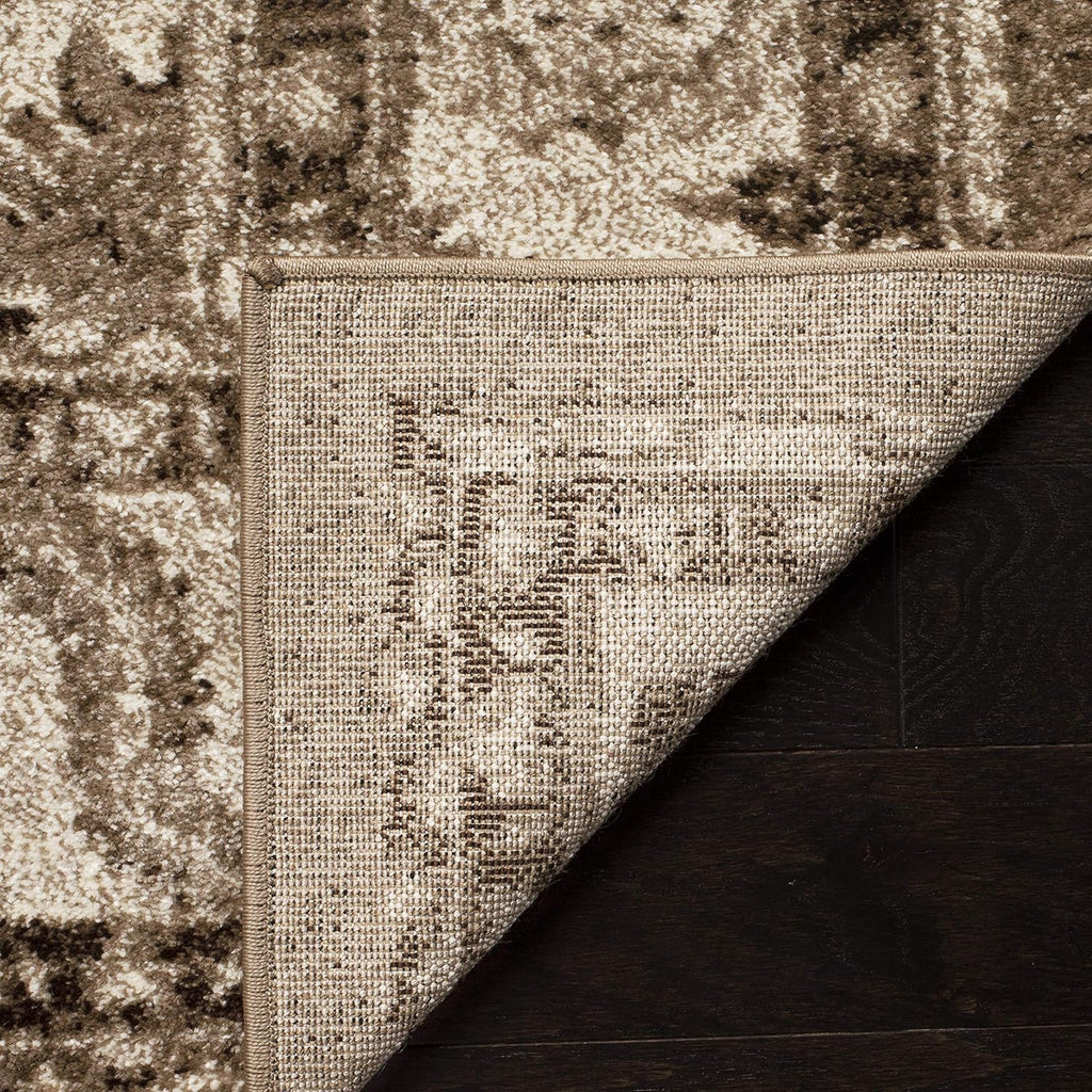 Area Rug 9x12 - Vintage Hamadan - Large - Taupe, Traditional Persian Design, Non-Shedding & Easy to Clean