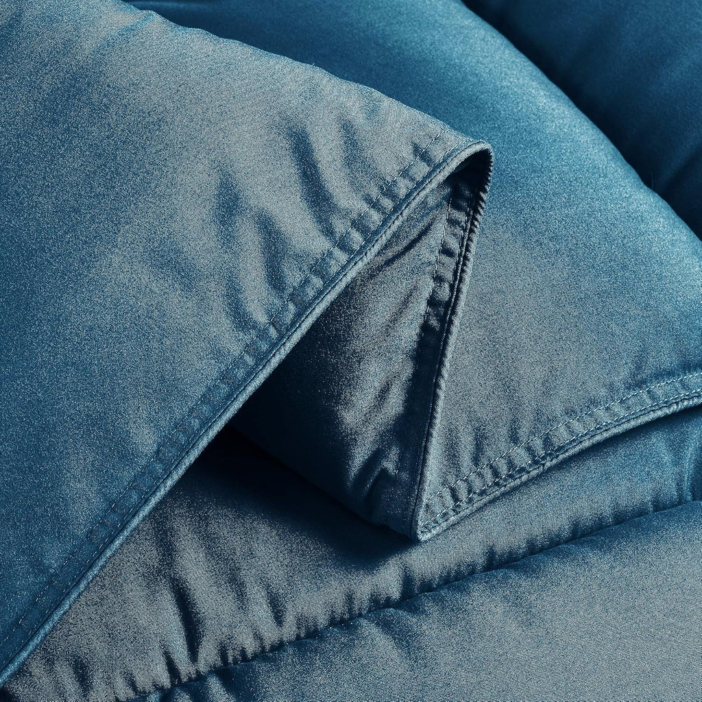 Chezmoi Collection 3-Piece All Season Oversized King Comforter Set Teal