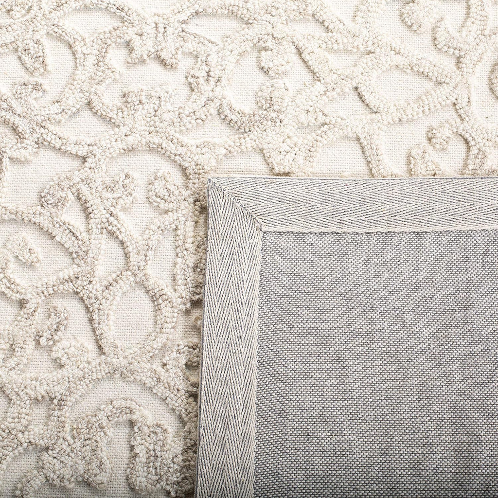 Trace Area Rug - 9' x 12', Camel & Ivory, Handmade Wool
