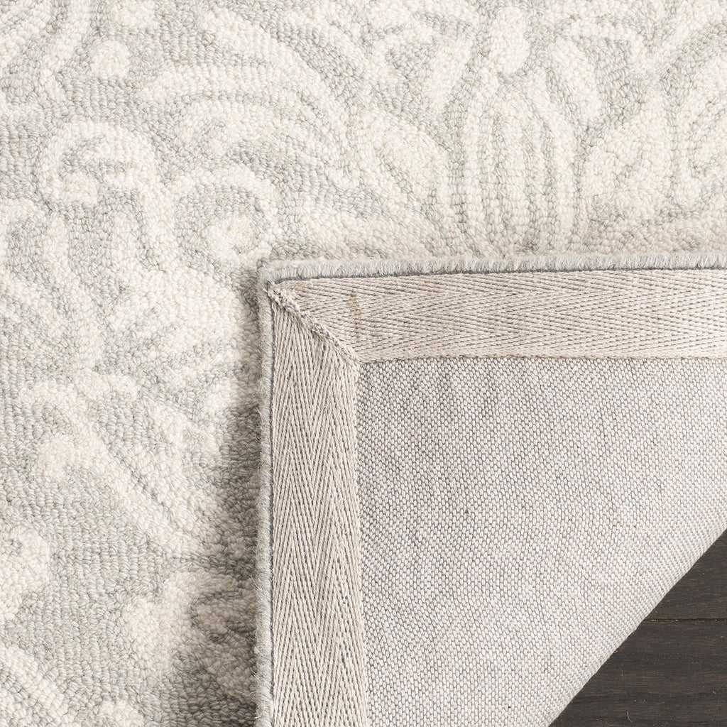Blossom 10' x 14' Sage/Ivory Handmade Premium Wool Dining Area Rug