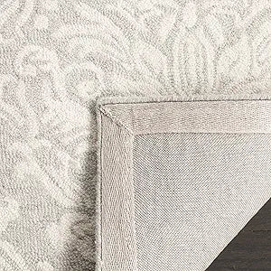 Blossom Collection 10' x 14' Sage/Ivory BLM107C Handmade Premium Wool Living Room Dining Bedroom Area Rug