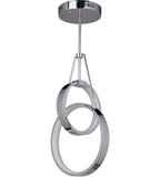 Aliyonna Single 2-Light LED Unique Geometric Chandelier