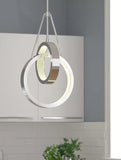 Aliyonna Single 2-Light LED Unique Geometric Chandelier