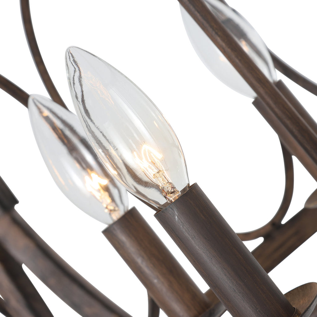 Argeros 5-Light Dimmable Drum Chandelier