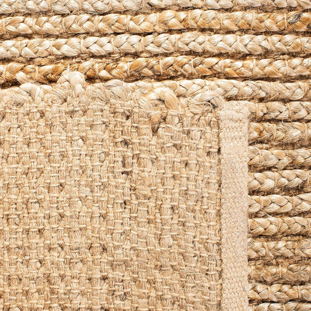 Cape Cod Collection Area Rug - 10' x 14', Natural, Handmade Braided Jute, Ideal for High Traffic Areas (CAP355A)