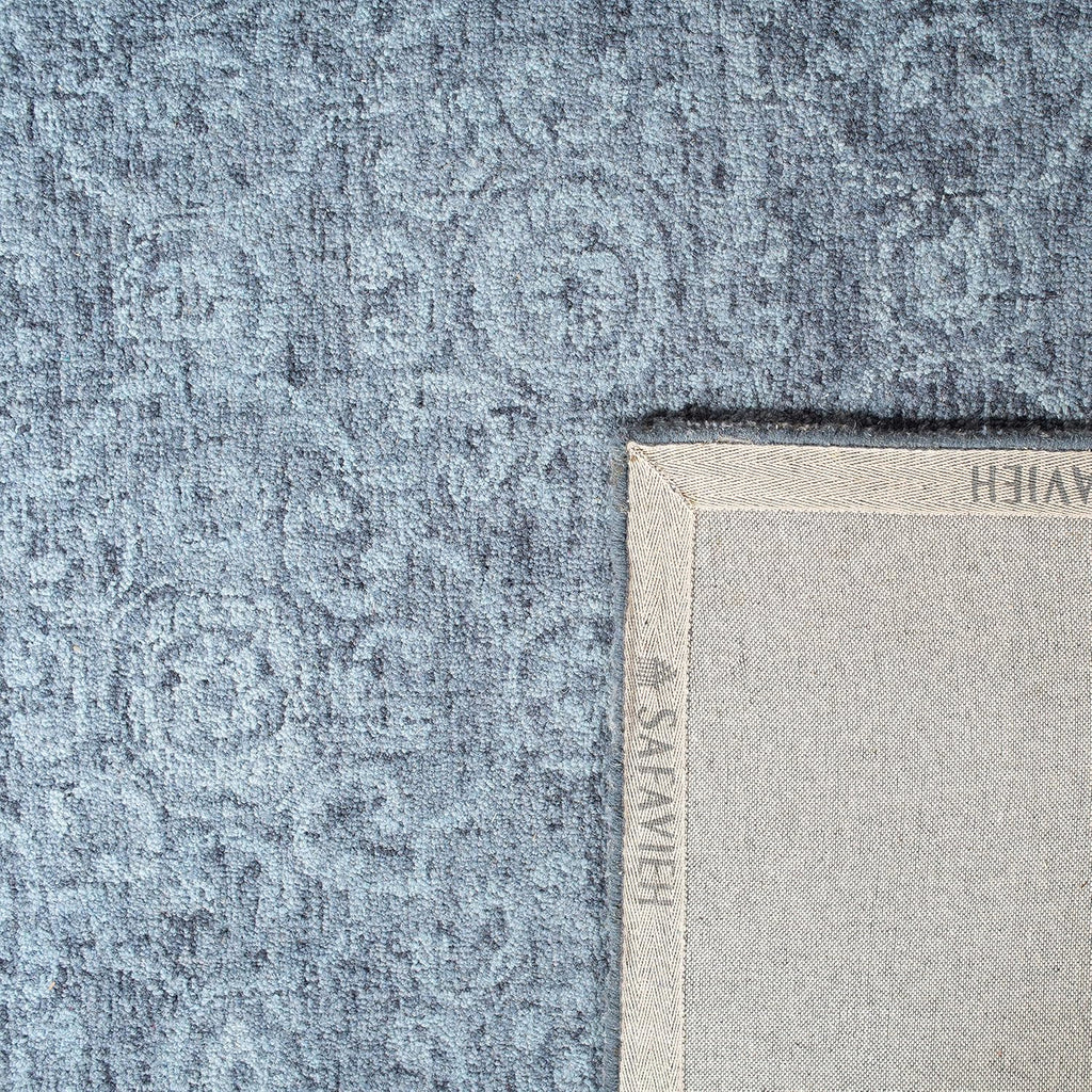 Area Rug 8x10 - Abstract - Large - Blue, Handmade Wool