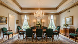 Maria Theresa Crystal Chandelier in Luxury Interior Design