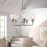 Belton 5-Light Dimmable Geometric Chandelier