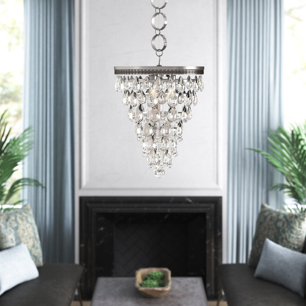 Beno 3-Light Dimmable Tiered Chandelier