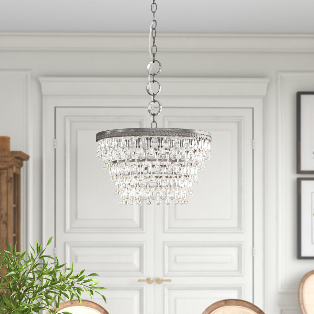 Beno 3-Light Dimmable Tiered Chandelier