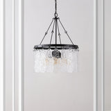 Bonsai 4-Light Dimmable Wagon Wheel Chandelier