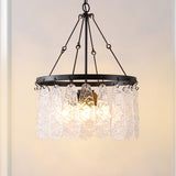 Bonsai 4-Light Dimmable Wagon Wheel Chandelier