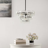 Boyle 6-Light Dimmable Tiered Chandelier